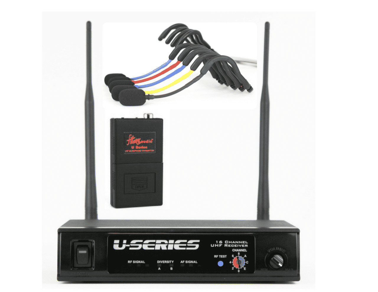 Samson, Shure And Telex UHF Wireless Microphone Systems