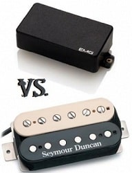 EMG vs. Seymour Duncan Electric Guitar Pickups