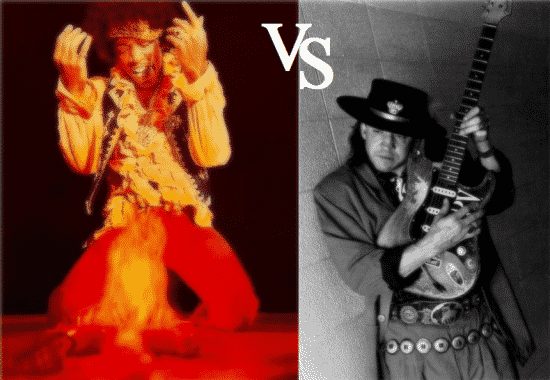 Jimi Hendrix Vs. Stevie Ray Vaughan - Who Is Better?