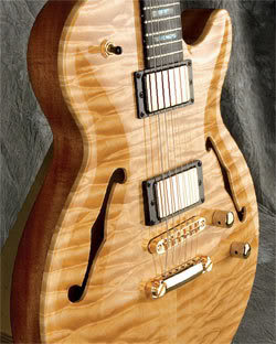 kiesel guitars semi hollow body