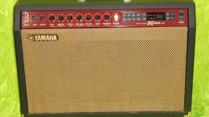 yamaha dg100 guitar amplifier