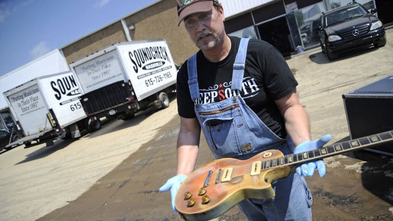 nashville flood destroys guitars and instruments