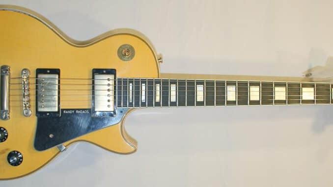 Gibson les paul custom randy deals rhoads