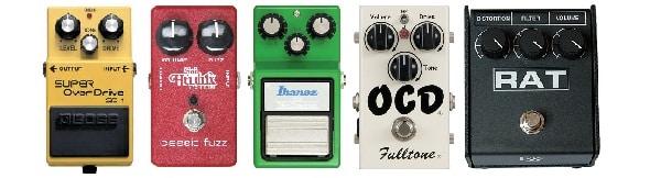 top 5 overdrive pedals