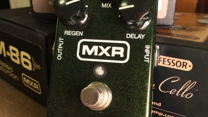 mxr carbon copy analog delay guitar pedal review
