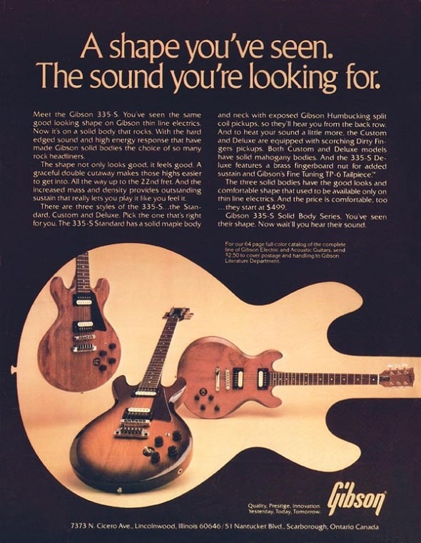 Gibson 1980 335s Guitar