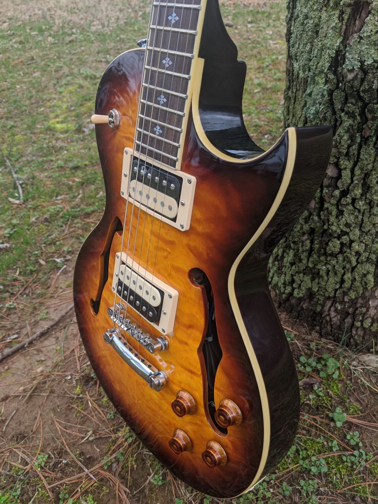 xaviere semi hollow body guitar